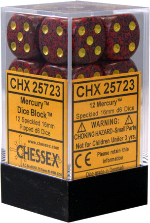 Speckled 16mm 12D6 Dice
