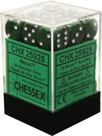 Speckled 12mm 36D6 Dice