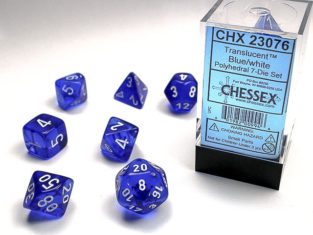 Translucent 7Pc Dice