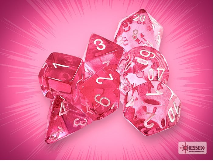 Translucent 7Pc Dice