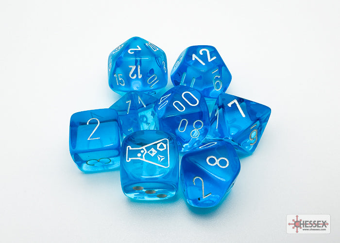 Translucent 7Pc Dice