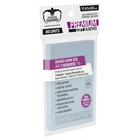 UG Card Sleeve Premium 80 CT Standard American 7 Wonders 67x103