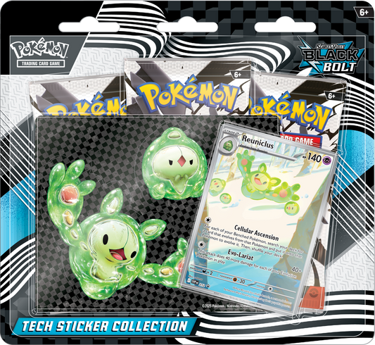 Pokemon: SV10.5 Black Bolt Tech Sticker Collection