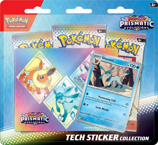 Pokemon: SV8.5 Prismatic Evolutions Tech Sticker Collection