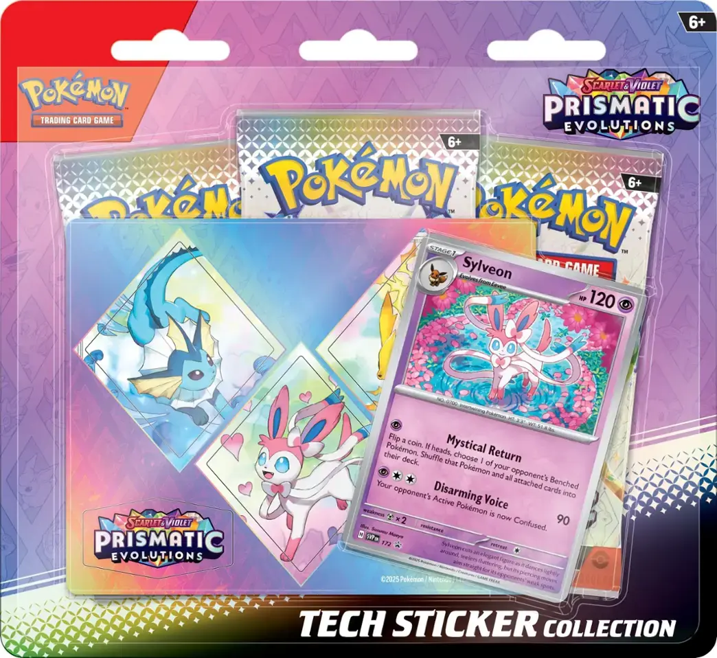 Pokemon: SV8.5 Prismatic Evolutions Tech Sticker Collection