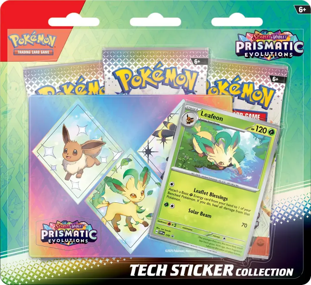 Pokemon: SV8.5 Prismatic Evolutions Tech Sticker Collection