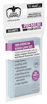 UG Board Game Sleeve Premium Mini American 50 CT 44x67